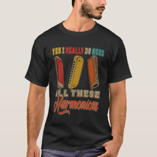 Vintag brauche ich wirklich all diese Harmonikas M T-Shirt