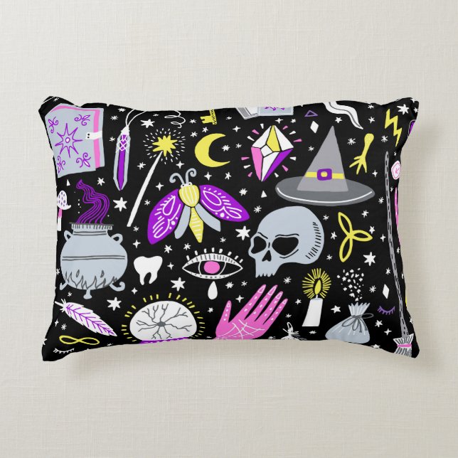 Vintag-braun-orange Tartan kariert. Dekokissen (Vorderseite)