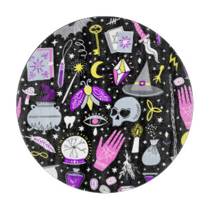 Vintag-braun-orange Tartan kariert. Schneidebrett