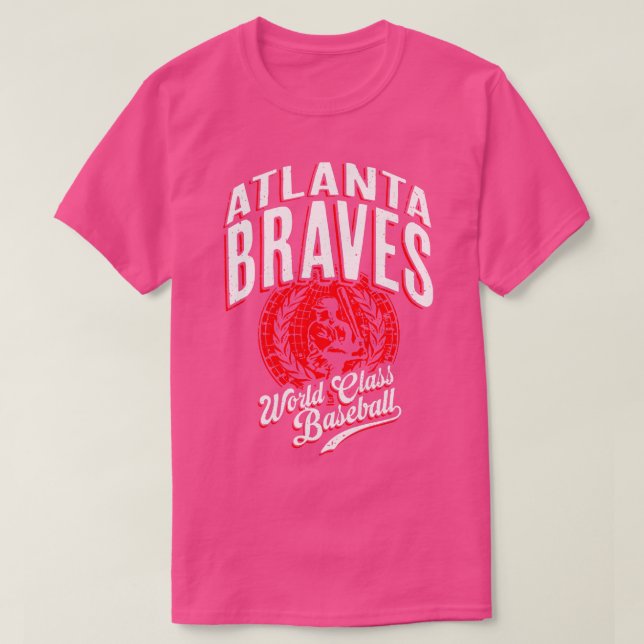 Vintag BRAVES World Class Baseball TShirt (Design vorne)