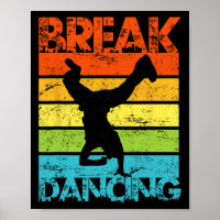 Vintag Breakdance B-Boy Break Dance Urban Dance