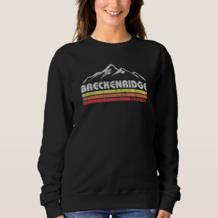 Vintag Breckenridge Colorado Rücken Rücken Rücken- Sweatshirt