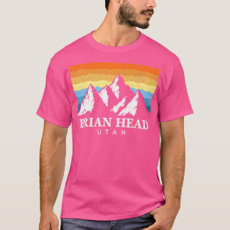 Vintag Brian Head Utah Mountain Wandern Souvenir P T-Shirt