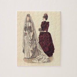 Vintag Bridal Wedding Women Puzzle