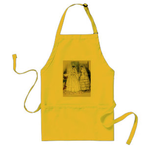 Vintag Bride Wedding Dress Schürze