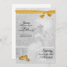 Vintag Brides Gay Wedding Einladung