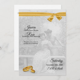 Vintag Brides Gay Wedding Einladung