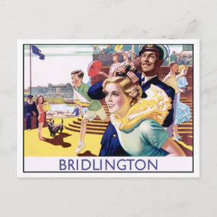 Vintag Bridlington Postkarte