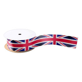 Vintag British Flag & United/Gewerkschaft Jack Satinband
