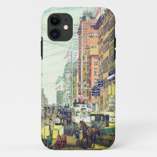 Vintag Broadway, NYC (1880er) Case-Mate iPhone Hülle