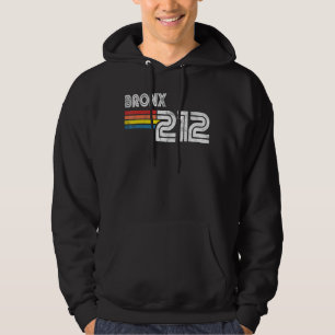 Vintag Bronx Proud New York City Staat Hoodie
