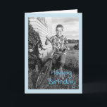 Vintag Brother Birthday Karte<br><div class="desc">Vintager Foto</div>