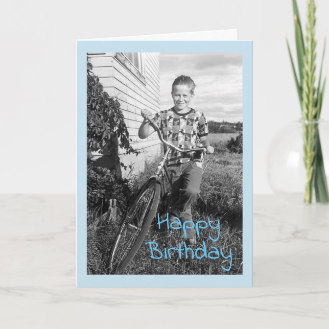 Vintag Brother Birthday Karte (Vorderseite)