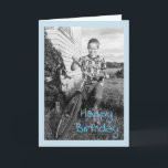 Vintag Brother Birthday Karte<br><div class="desc">Vintager Foto</div>