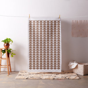 Vintag Brown Butterfly Stoff
