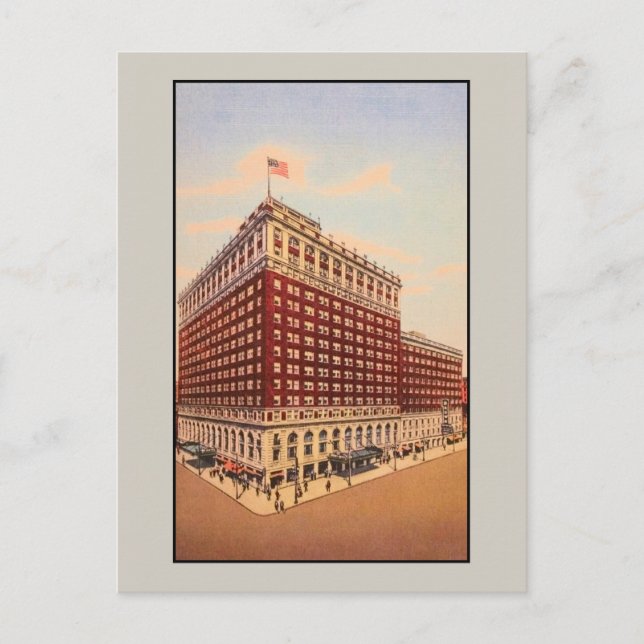 Vintag Brown Hotel (Louisville, Kentucky) Postkarte (Vorderseite)