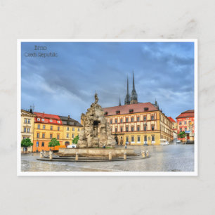 Vintag Brünn Tschechische Republik République tchè Postkarte