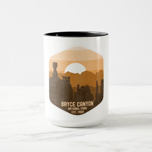 Vintag Bryce Canyon Nationalpark Utah Tasse (Zentrum)