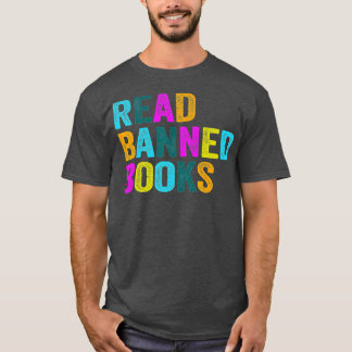 Vintag Bücher lesen, die verboten sind T-Shirt