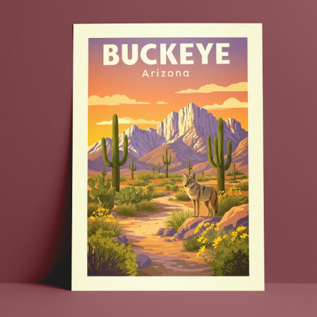 Vintag Buckeye Arizona Postkarte (Von Creator hochgeladen)
