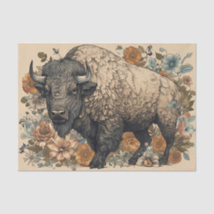 Vintag Buffalo Seidenpapier