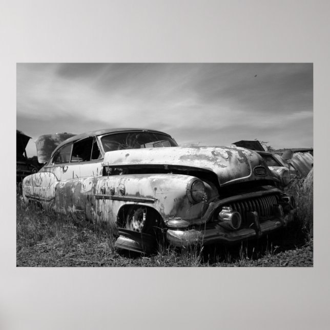 Vintag Buick Car Postage Poster (Vorne)