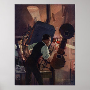 Vintag Business, Kinoprojektionist Poster
