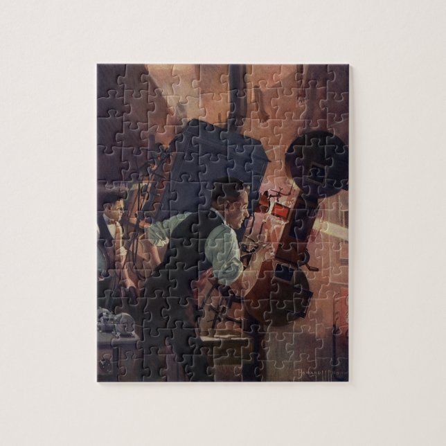 Vintag Business, Kinoprojektionist Puzzle (Vertikal)