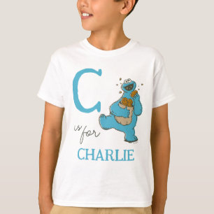 Vintag - C ist für Cookie Monster Name hinzufüge T-Shirt