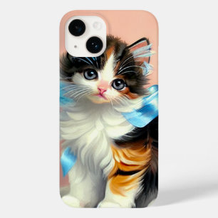 Vintag Calico Kitten Illustration Case-Mate iPhone 14 Hülle