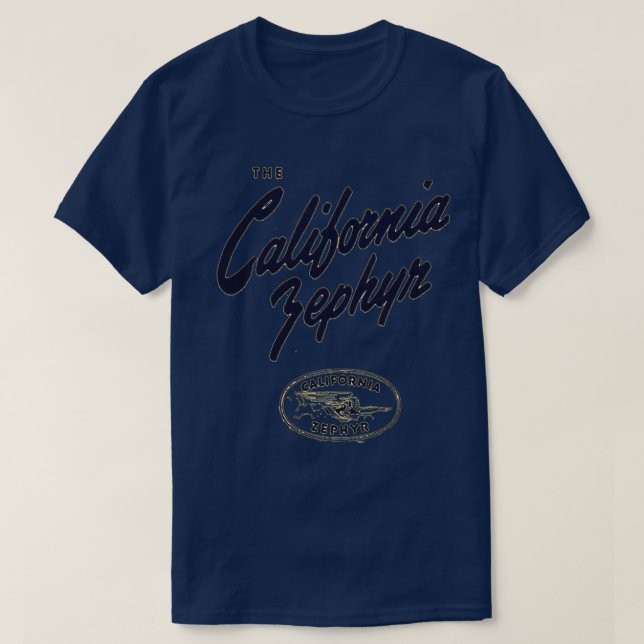 Vintag California Zephyr T-Shirt (Design vorne)