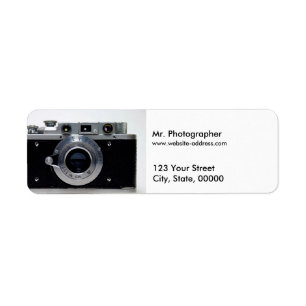VINTAG CAMERA Collection 01 Address Labels 1