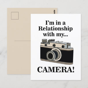 Vintag Camera Funny Fotograf Postkarte