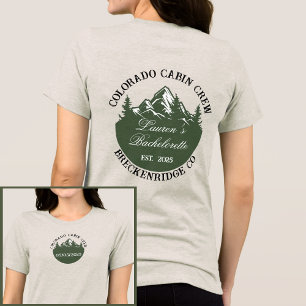 Vintag Camp Bachelorette Colorado Crew Tri-Blend Shirt