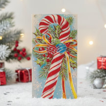 Vintag Candy Cane Christmas Custom