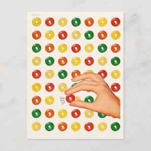 Vintag Candy Postkarte