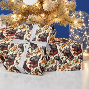 Vintag Cane Corso Illustration Geschenkpapier