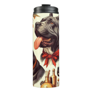 Vintag Cane Corso Illustration Thermosbecher