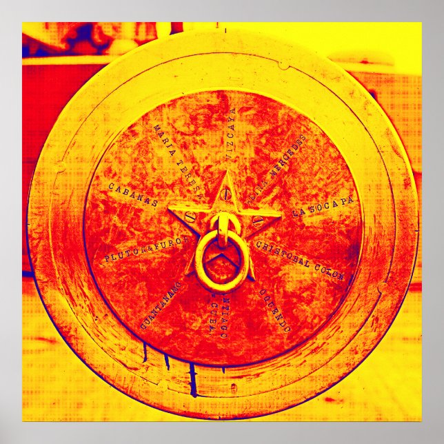Vintag Cannon Pop Art Poster (Vorne)