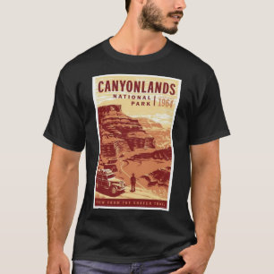 Vintag Canyonlands National Park Utah - Shafer Tr T-Shirt