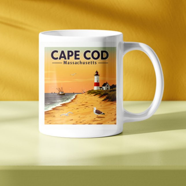Vintag Cape Cod Massachusetts Kaffeetasse (Von Creator hochgeladen)