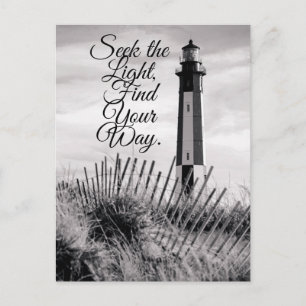 Vintag Cape Henry Lighthouse Postkarte