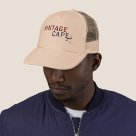Vintag Cape Logo Trucker Hat Truckerkappe
