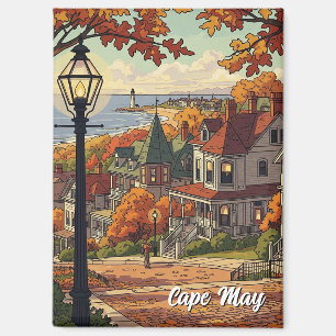 Vintag CapMay New Jersey Travel Magnet