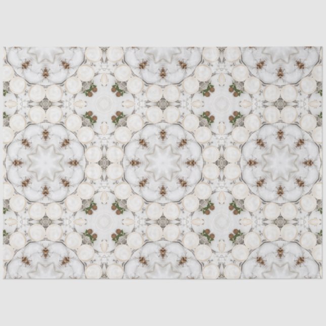 Vintag Cappuccino Kaffee Pastete Weihnachten Nr. 6 Seidenpapier (Vorderseite)