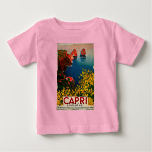 Vintag Capri L'Isola del Sole Italien Baby T-shirt