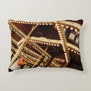 Vintag Carousel Rooster Dekokissen