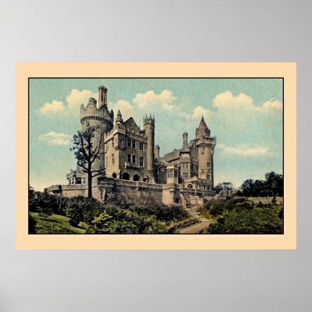 Vintag Casa Loma, Toronto, Kanada Poster (Vorne)