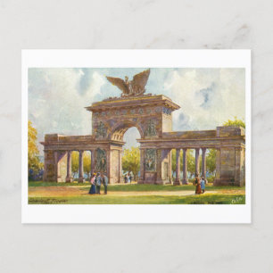 Vintag Cassel Deutschland Aue Tor Postkarte