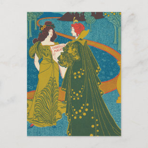 Vintag Cassellmagazin Dezember 1896 Postkarte